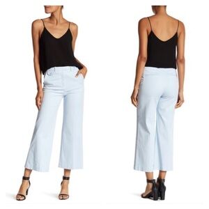 NWT Theory Nadeema Relaxed Chino Pants 8 light blue capri